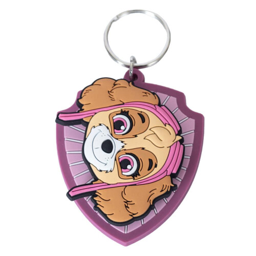 Paw Patrol Paw Patrol Skye PVC Spinner Keyring 1