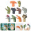10Pcs Barns Fingersdockor Simulerad Dinosaurie Gummithumb Leksaker 3