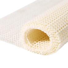 Non Slip Rug Mat Liner 2Pack Anti Slip Underlay PVC Net Cloth 200cm x 200cm Beige White For Household Carpet