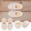 5 Paia Scarpe In Legno 4 Cm Per 7