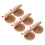 6St Finger-Castagnolen Holz Perkussions-Instrument 1