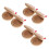6St Finger-Castagnolen Holz Perkussions-Instrument 7
