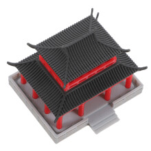 3 Sztuki Mini Model Architektury Starożytnego Chińskiego Pawilonu