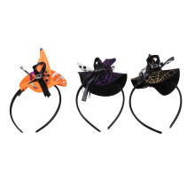 3Pcs Kids Girls Witch Hat Headband For Halloween Carnival Party