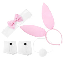 4 Sets Kaninchen Kostüm Set Mit Stirnband Fliege Halskette