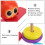 Conjunto Brinquedo Empilhamento Educativo Blocos 9