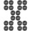20 Stuks Compacte Vingertjes Speelgoed Draagbare Rolskates 10