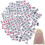 1 Set De Mini Jeu De Mahjong Portable 8