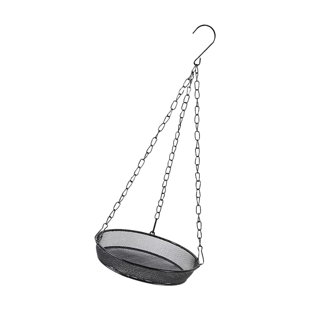 Hanging Bird Feeder Platform Construction-Iron mesh round shap
