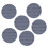 Round Shape Table Protective Mats Heat Resistant Cup Mats-grey 1