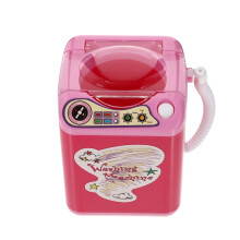 2 Pcs Makeup Brush Puff Mini Washing Machine Toy