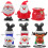1 Set Julstrumpsfyllnad: Vinduppleksaker Tomte, Snögubbe, Ren, Älg 1
