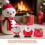 1 Set Julstrumpsfyllnad: Vinduppleksaker Tomte, Snögubbe, Ren, Älg 8