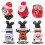 1 Set Julstrumpsfyllnad: Vinduppleksaker Tomte, Snögubbe, Ren, Älg 10