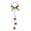 Distinctive Coffee Tone Christmas Hanging Bells For Tree-Coffee 1