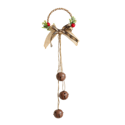 Distinctive Coffee Tone Christmas Hanging Bells For Tree-Coffee