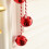 Distinctive Coffee Tone Christmas Hanging Bells For Tree-Coffee 5
