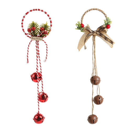 Distinctive Coffee Tone Christmas Hanging Bells For Tree-Coffee 1