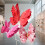Large Artificial Butterfly Wall Decoration For Elegant-Yellow 6