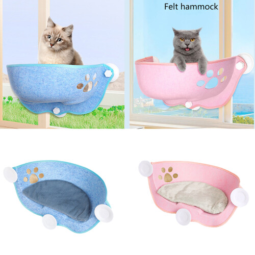 Comfortable Window Hammock for Kittens Spots Bed Lounging-Gray 1