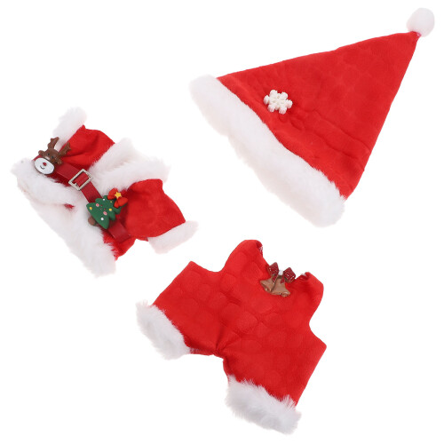 3 Conjuntos De Roupas De Natal Para Bonecas Compatíveis Com 1