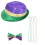 1 Set Mardi Gras Slips Halsband Hatt Kappsats 7