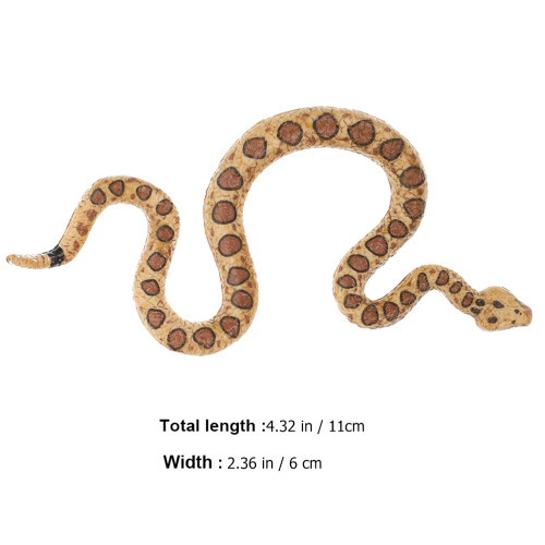 2Pcs Realistic Snake Figurine Simulation Animal Model 2