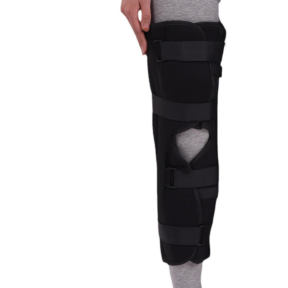 Light Knee Immobilizer Size M, Full Leg Brace, Straight Knee Splint, Sleepsuitable Support For Postop And Preop Recovery