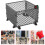 2 Sets War Game Scene Accessory Sand Table Military Fence Molds 3