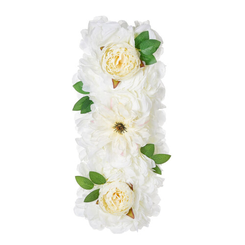 Practical Silk Floral Decoration Flower Charm Silk-006 white
