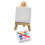 Conjunto De Mini Prancheta Para Pintura De Casa Miniatura 9