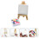 Conjunto De Mini Prancheta Para Pintura De Casa Miniatura 6