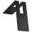 Sturdy V Shape Coffee Filter Organizers-Single Slot Black 1