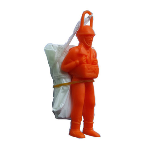 24Pcs Minibarn Fallskärm Kastlek Soldatfigur