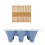 6 Grids Popsicles Mold Silicones Ice Cream Making Mould-Blue 1