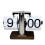 Minimalists Mechanical Digital Turn Page Clock with Wood Base-A 1