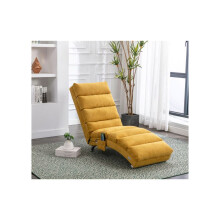 Poltrona relax - MUVOE - Giallo senape - Massaggio elettrico - Schienale ergonomico - 5 modalità