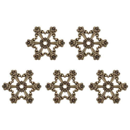 5Pcs Antique Embroidery Thread Winders-Plum blossom type gr