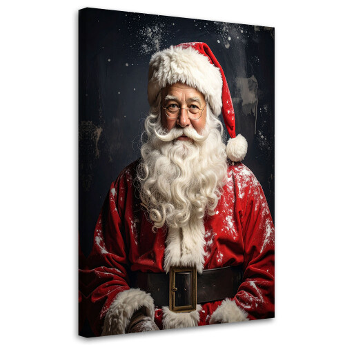 (40x60cm) Wandbild, Weihnachtsmann Geschenke Winter