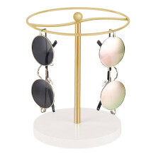 Présentoir de lunettes de soleil pratique, élégant-Or