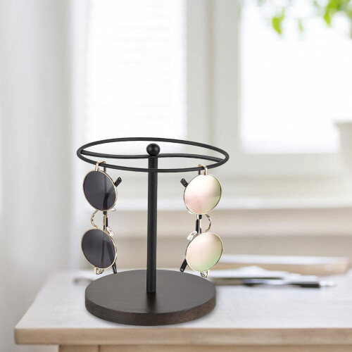 Présentoir de lunettes de soleil pratique, élégant-Or 2