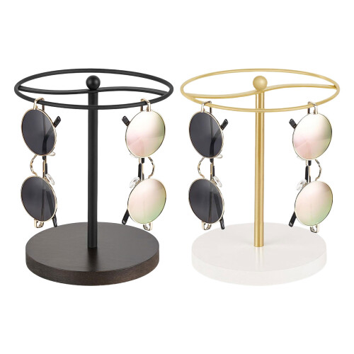 Présentoir de lunettes de soleil pratique, élégant-Or 1