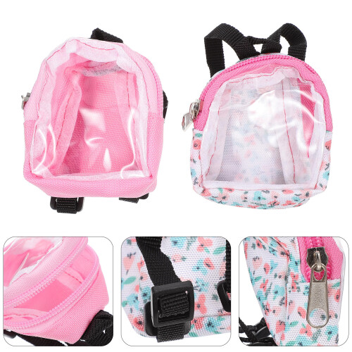 2Stk Mini Rucksack Modell Deko Für Mini Häuser 2