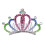 Crown Tiara Kopfschmuck Farbenreich 1