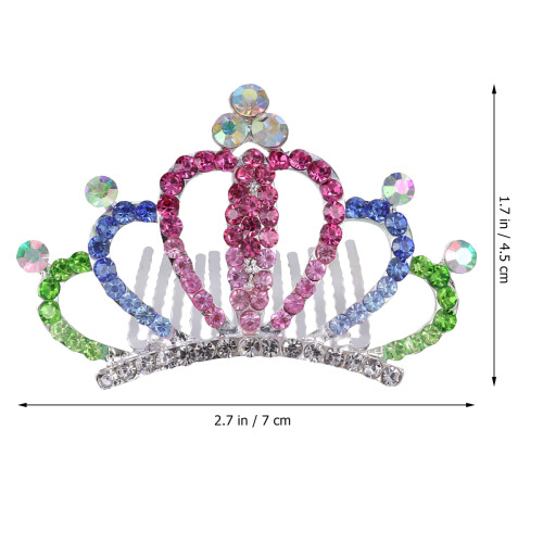 Crown Tiara Kopfschmuck Farbenreich 1