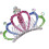 Crown Tiara Kopfschmuck Farbenreich 6