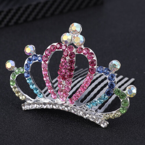 Crown Tiara Kopfschmuck Farbenreich 2