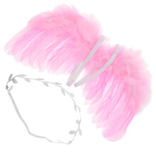1 Set Selbermachkunst Flügel Hängende Requisiten Kopfschmuck