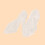 6Stück Transparente Mini Slipper Absatzschuhe Partydekoration 9