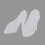 6Stück Transparente Mini Slipper Absatzschuhe Partydekoration 6